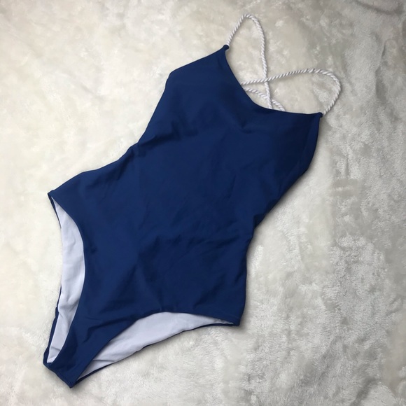 Zaful Other - Open back one piece swimsuit